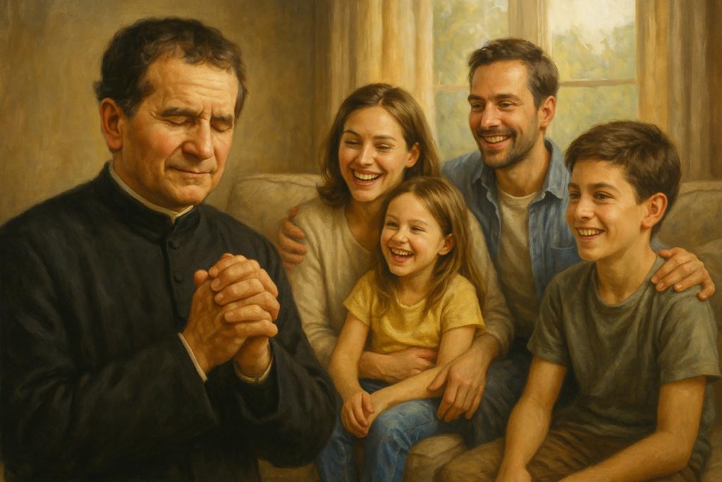 Preghiera a Don Bosco per la Felicità in Famiglia dei Ragazzi